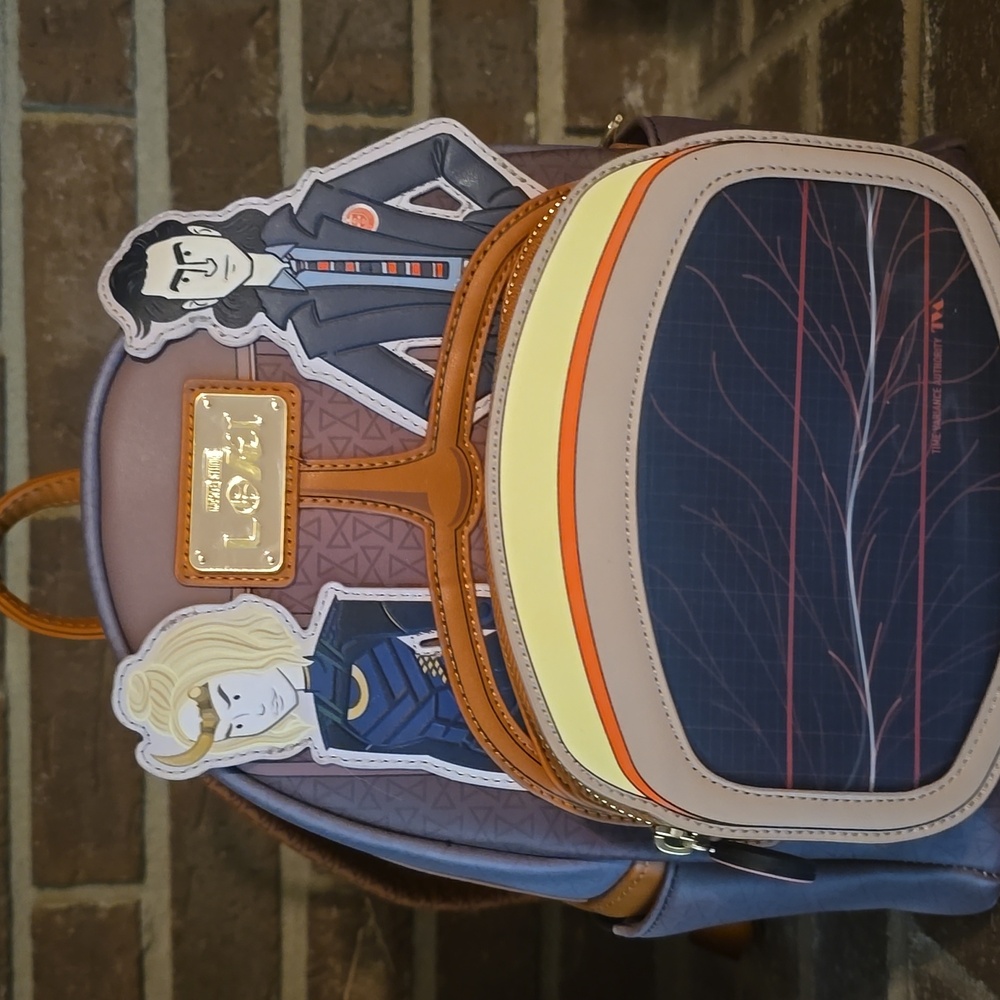 Loungefly Marvel Loki TVA Multiverse Lenticular Mini‎ Backpack